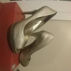 BCBG Peep Toe Stilettos